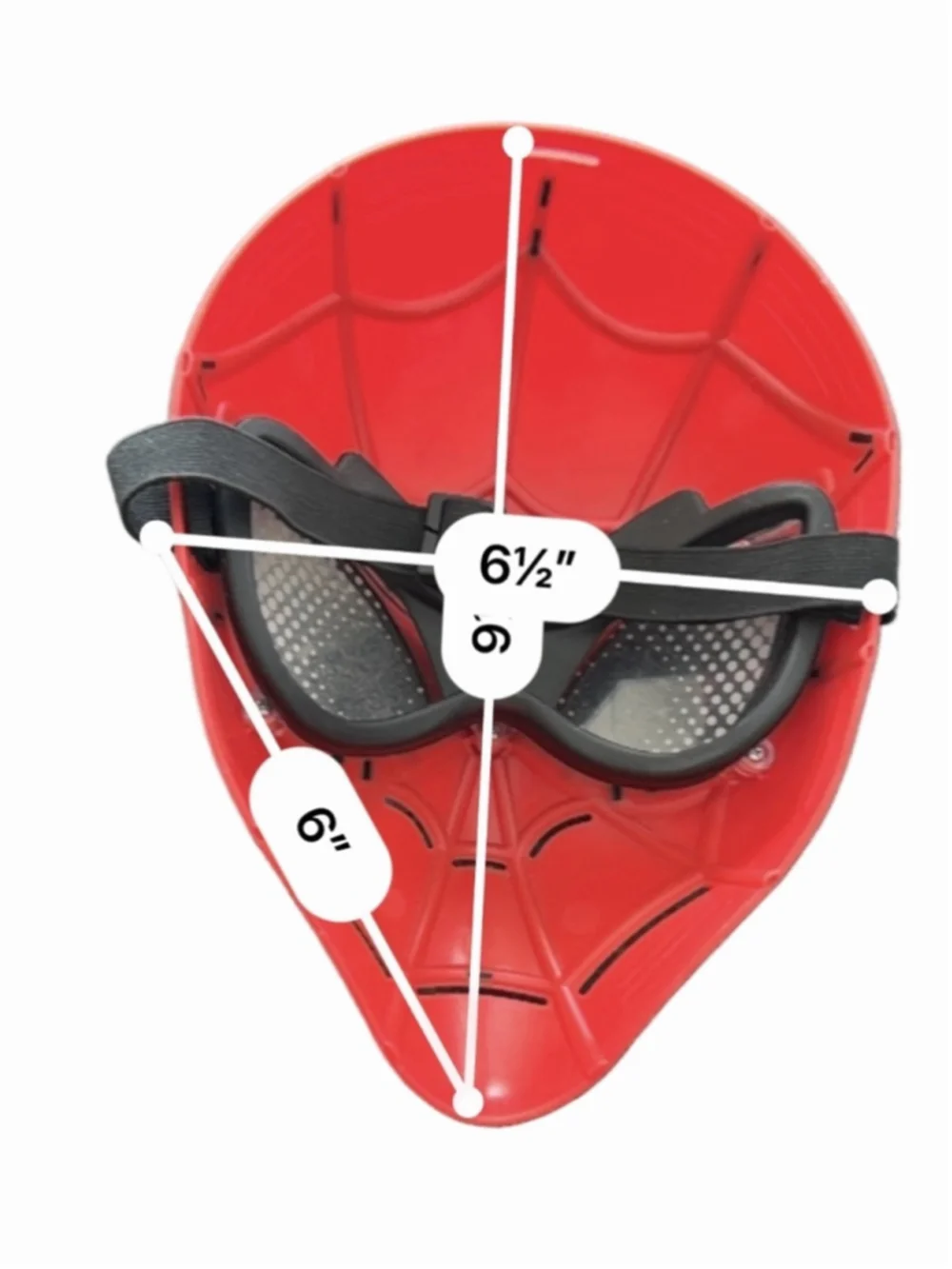 Marvel Spider-Man Kids Half Mask Cosplay Halloween Costume Accessory